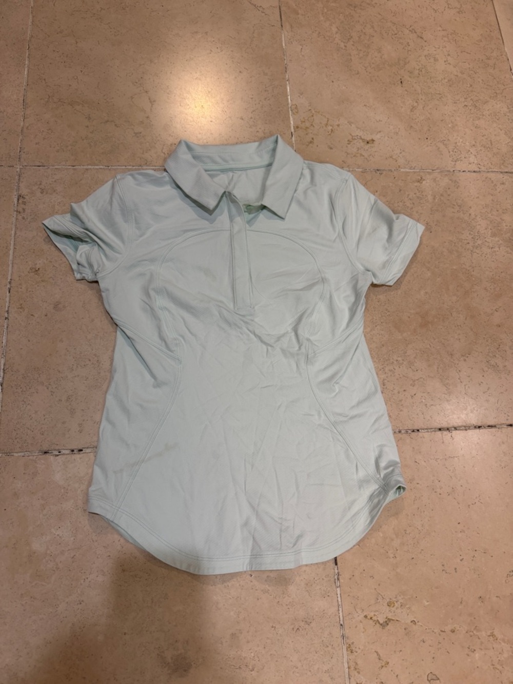 lululemon athletica Short-Sleeve Polo in Light Mint